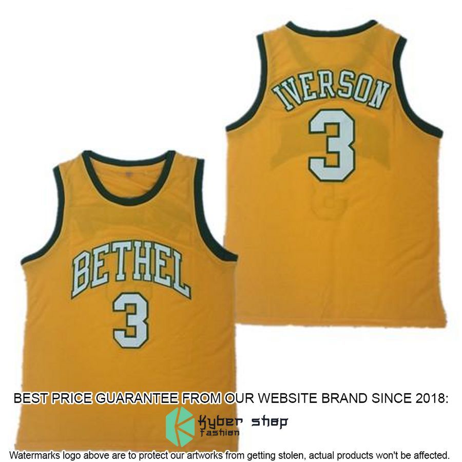 Allen Iverson Bethel High School Basketball Jersey