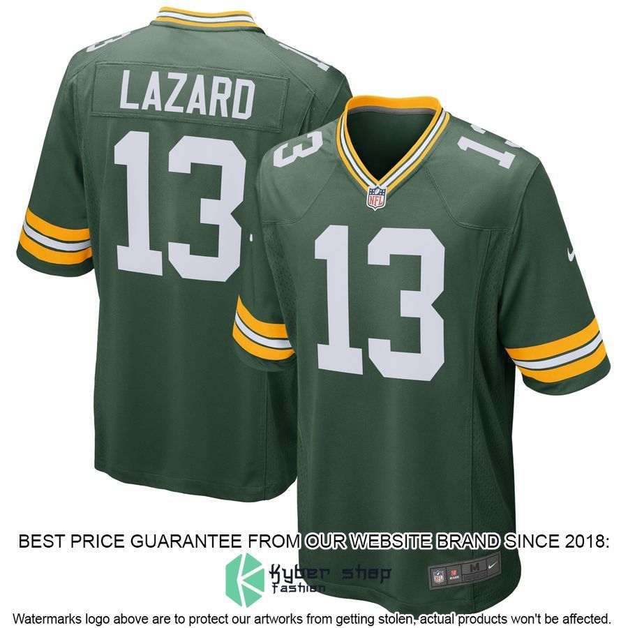 Allen Lazard Green Bay Packers Green Football Jersey 4 Allen Lazard Green Bay Packers Green Football Jersey word1