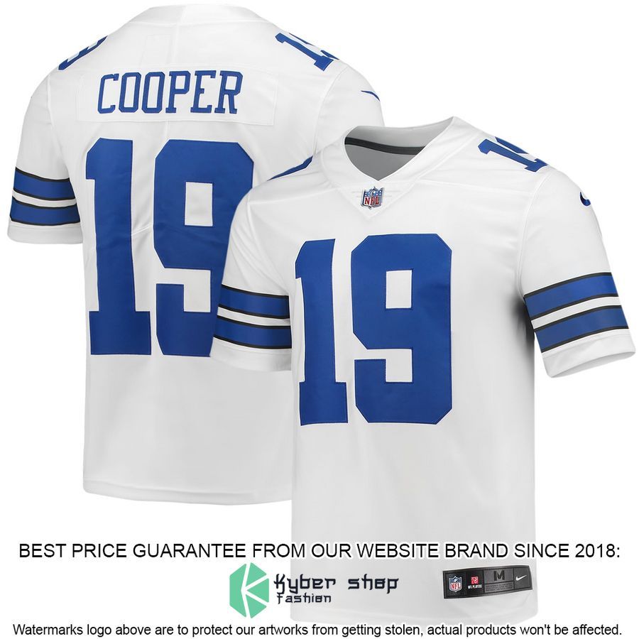 Amari Cooper Dallas Cowboys Vapor White Football Jersey