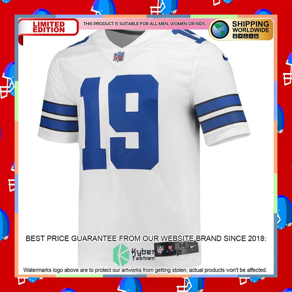 Amari Cooper Dallas Cowboys Vapor White Football Jersey 6 Amari Cooper Dallas Cowboys Vapor White Football Jersey word2
