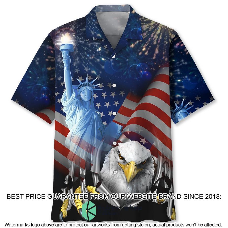 America Hawaiian Shirt word3