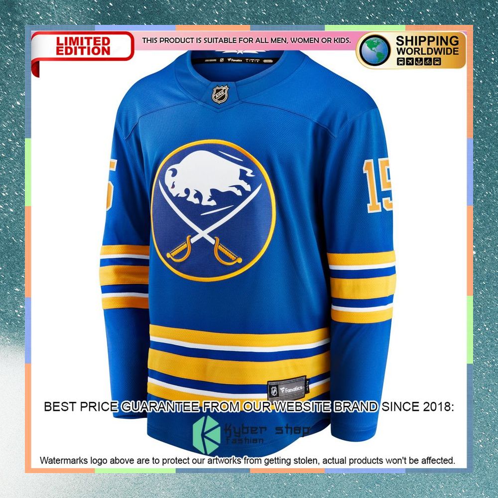 Anders Bjork Buffalo Sabres Team Royal Hockey Jersey 6 Anders Bjork Buffalo Sabres Team Royal Hockey Jersey word3