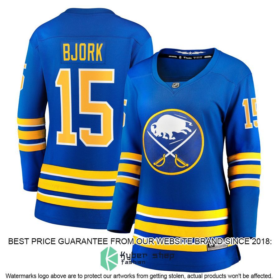 Anders Bjork Buffalo Sabres Women's Royal Hockey Jersey