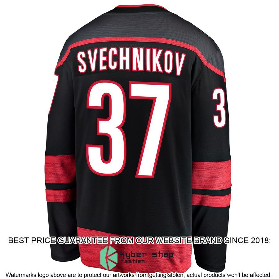 Andrei Svechnikov Carolina Hurricanes Alternate Premier Black Hockey Jersey 3 Andrei Svechnikov Carolina Hurricanes Alternate Premier Black Hockey Jersey word2