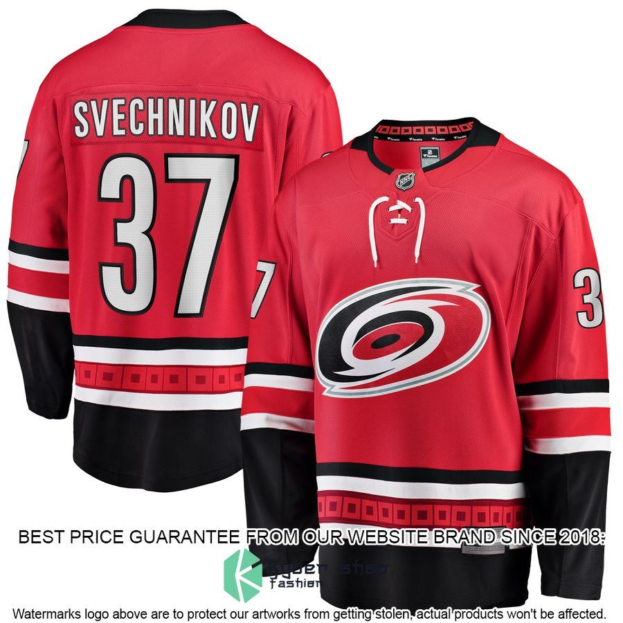 Andrei Svechnikov Carolina Hurricanes Alternate Premier Black Hockey Jersey 5 Andrei Svechnikov Carolina Hurricanes Alternate Premier Black Hockey Jersey word2