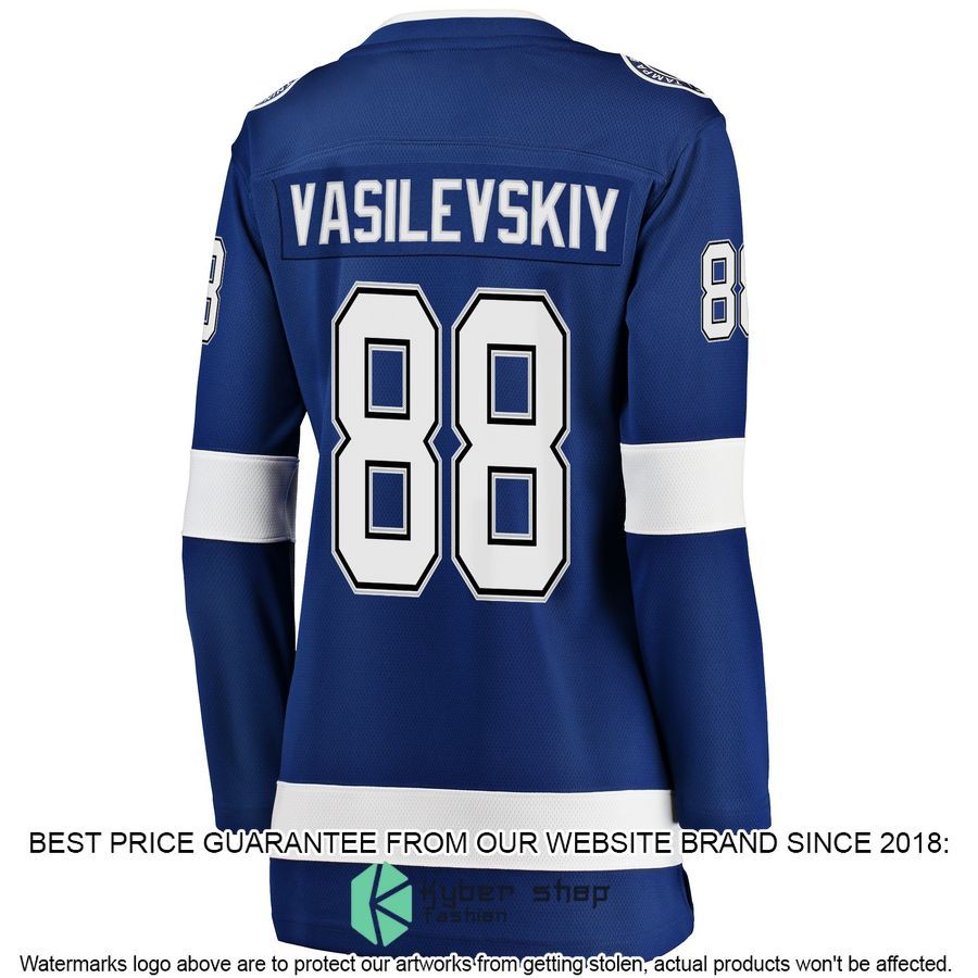 Andrei Vasilevskiy Tampa Bay Lightning Women's Home 2022 Stanley Cup Final Blue Hockey Jersey 3 Andrei Vasilevskiy Tampa Bay Lightning Women's Home 2022 Stanley Cup Final Blue Hockey Jersey word3