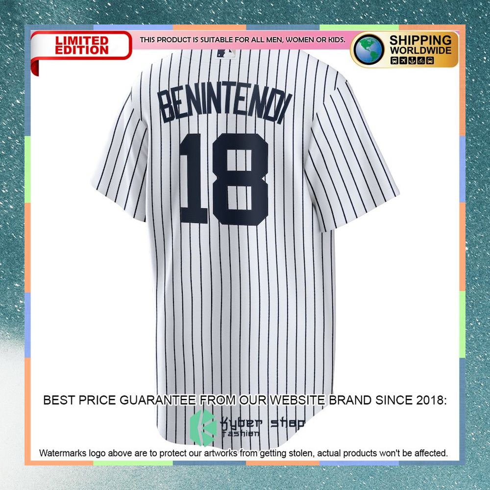 Andrew Benintendi New York Yankees Women Home Player White-Navy Baseball Jersey 6 Andrew Benintendi New York Yankees Women Home Player White-Navy Baseball Jersey word2
