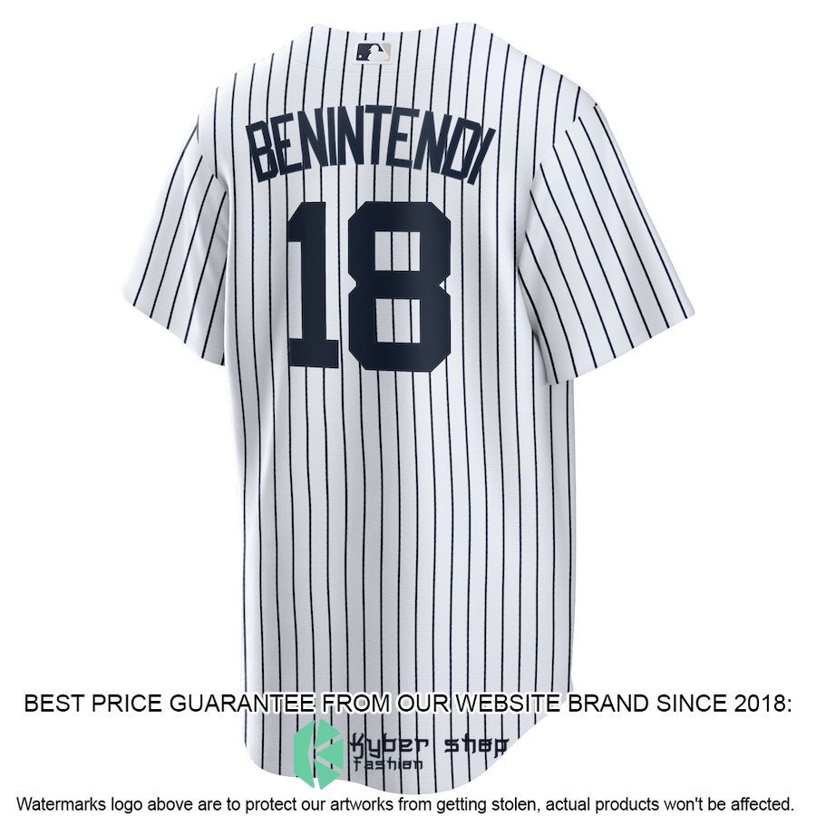 Andrew Benintendi New York Yankees Women Home Player White-Navy Baseball Jersey 3 Andrew Benintendi New York Yankees Women Home Player White-Navy Baseball Jersey word2