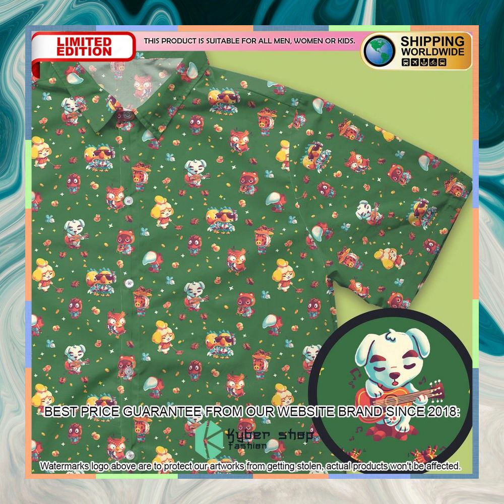Animal Crossing Pattern Hawaiian Shirt 5 Animal Crossing Pattern Hawaiian Shirt word3