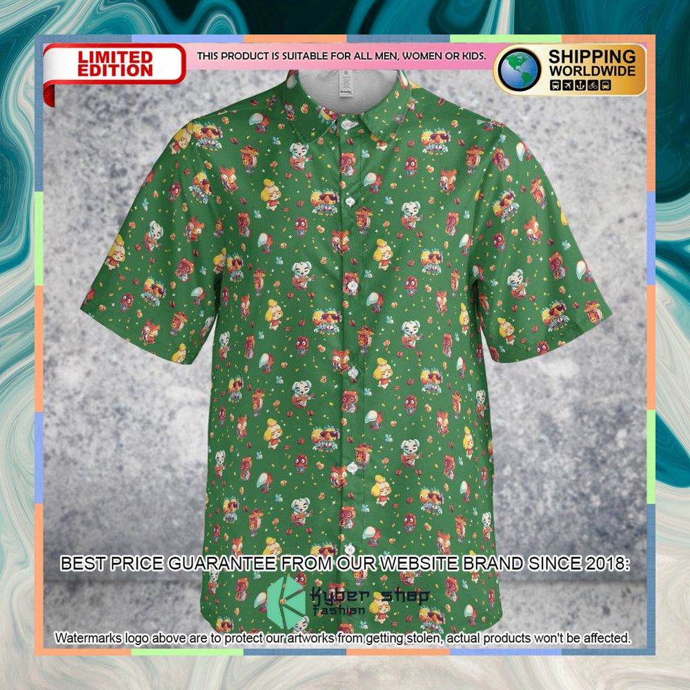 Animal Crossing Pattern Hawaiian Shirt 6 Animal Crossing Pattern Hawaiian Shirt word3