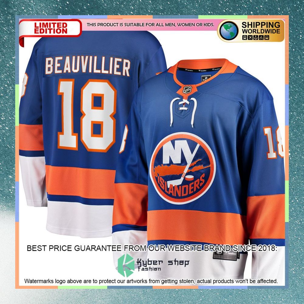 Anthony Beauvillier New York Islanders Royal Hockey Jersey 5 Anthony Beauvillier New York Islanders Royal Hockey Jersey word1