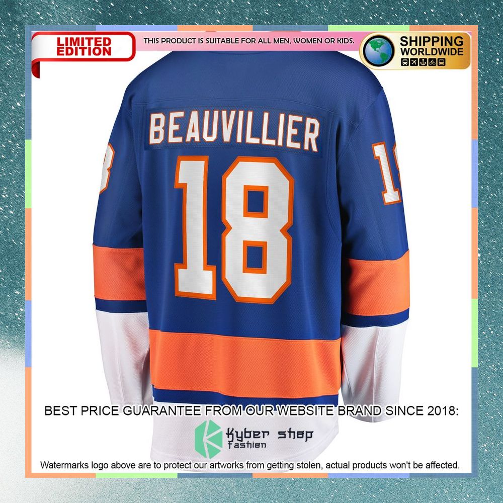 Anthony Beauvillier New York Islanders Royal Hockey Jersey 7 Anthony Beauvillier New York Islanders Royal Hockey Jersey word1