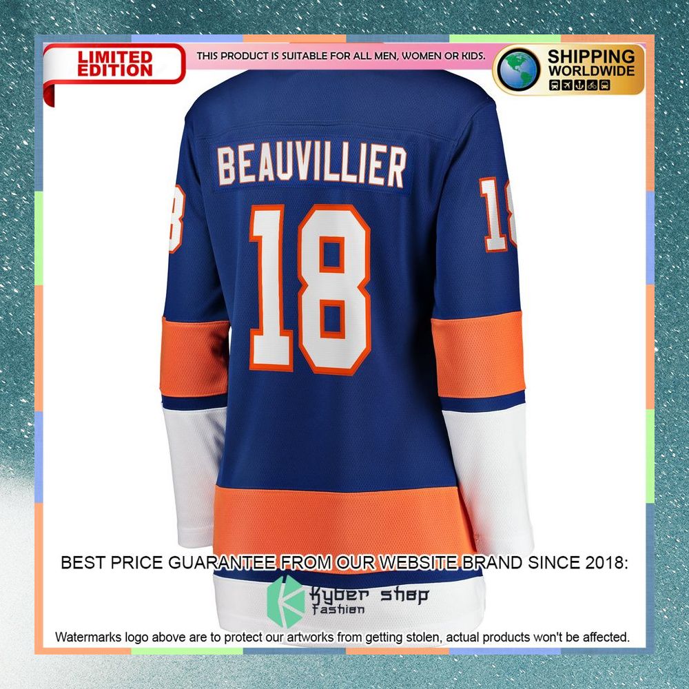 Anthony Beauvillier New York Islanders Women's Royal Hockey Jersey 7 Anthony Beauvillier New York Islanders Women's Royal Hockey Jersey word3