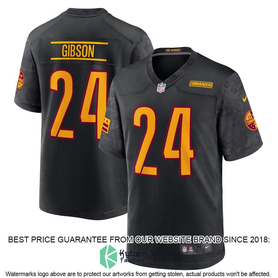 Antonio Gibson Washington Commanders Alternate Black Football Jersey