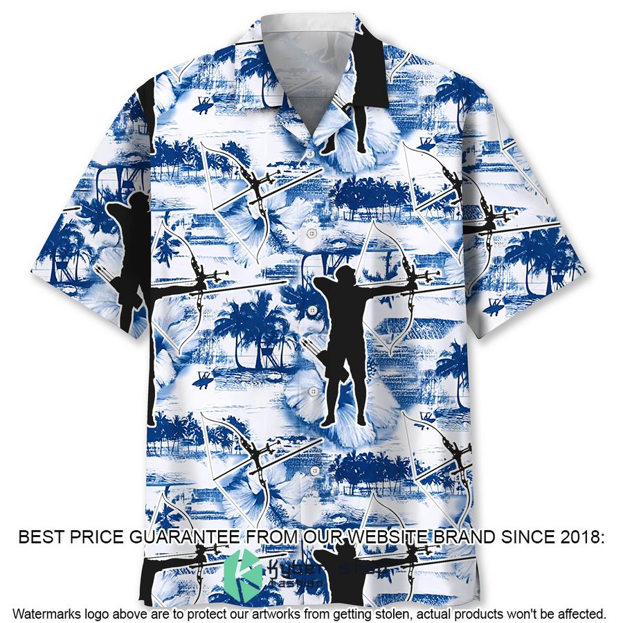 Archery Blue Nature Hawaiian Shirt