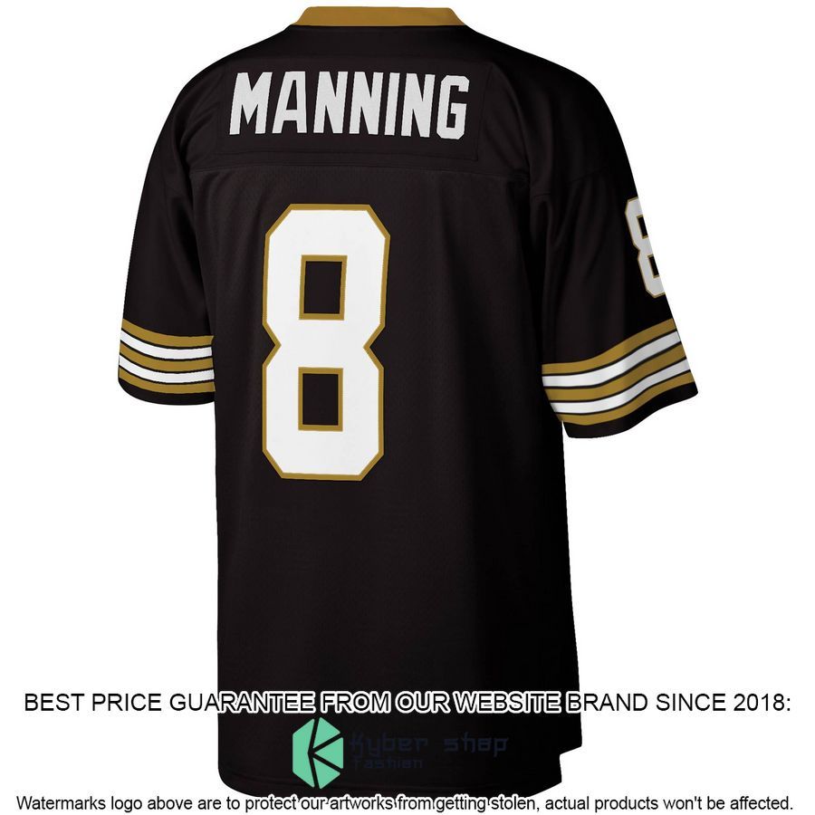 Archie Manning New Orleans Saints Mitchell & Ness Legacy Replica Black Football Jersey 3 Archie Manning New Orleans Saints Mitchell & Ness Legacy Replica Black Football Jersey word2