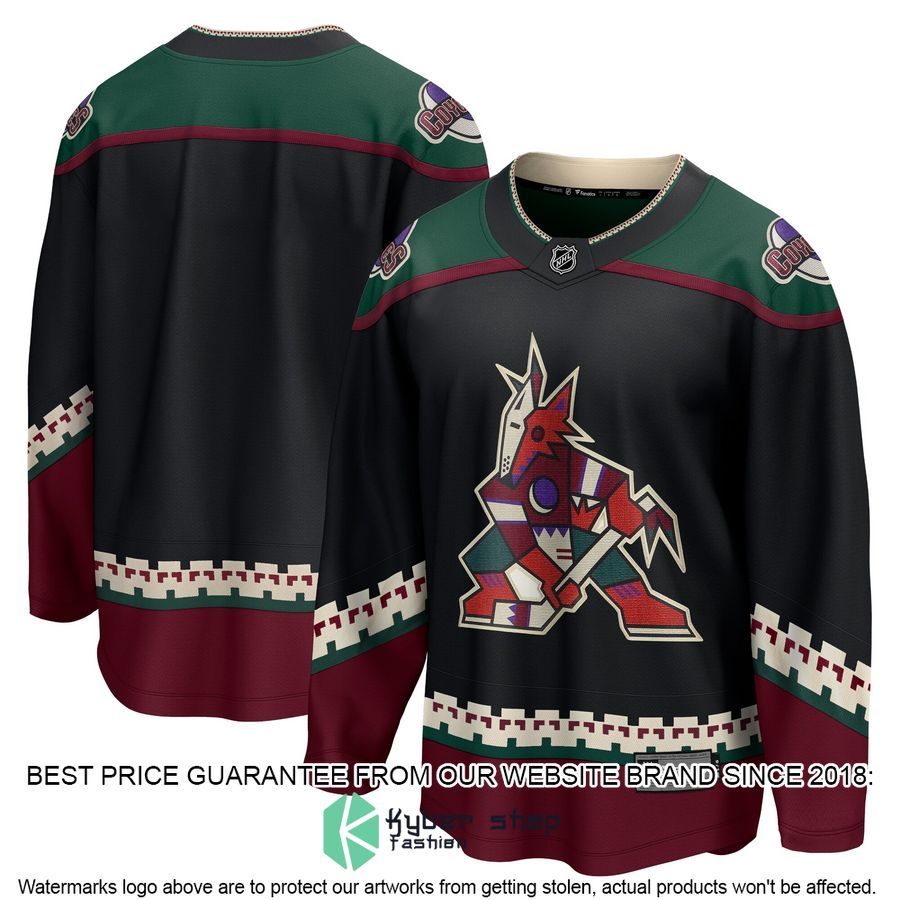 Arizona Coyotes 2021-22 Home Black Hockey Jersey