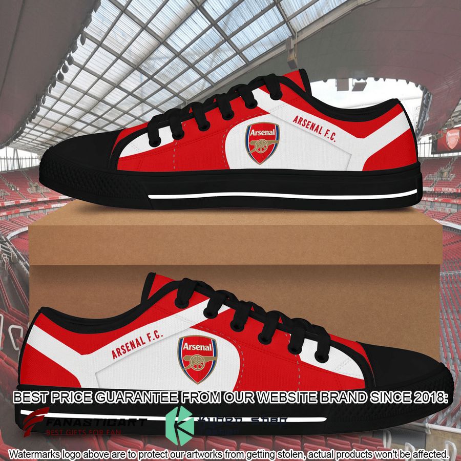 Arsenal FC Canvas Low Top Shoes