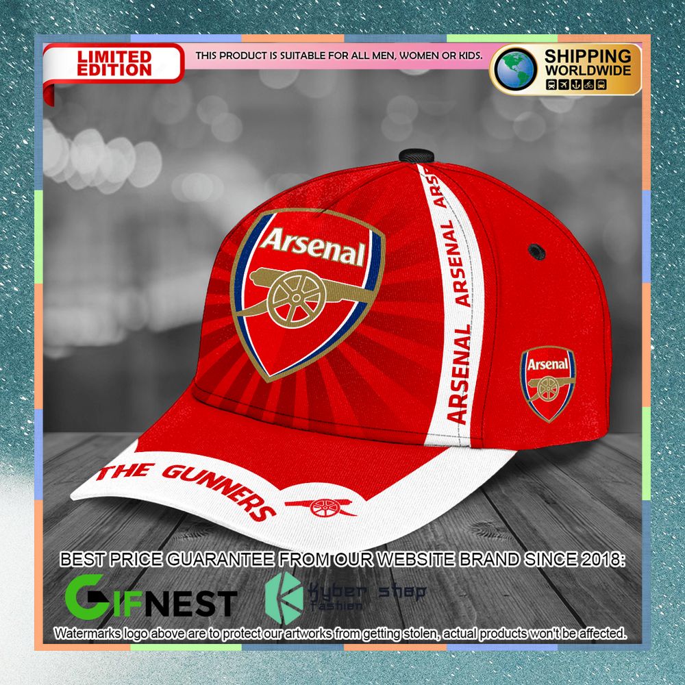 Arsenal FC The Gunners Cap 6 Arsenal FC The Gunners Cap word3