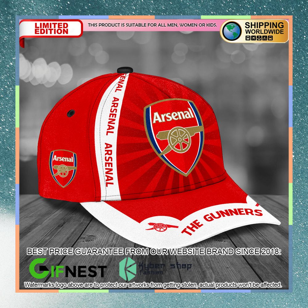 Arsenal FC The Gunners Cap 7 Arsenal FC The Gunners Cap word3