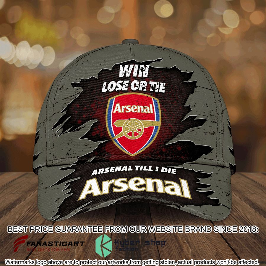 Arsenal FC Win Lose Or Tie Classic Cap