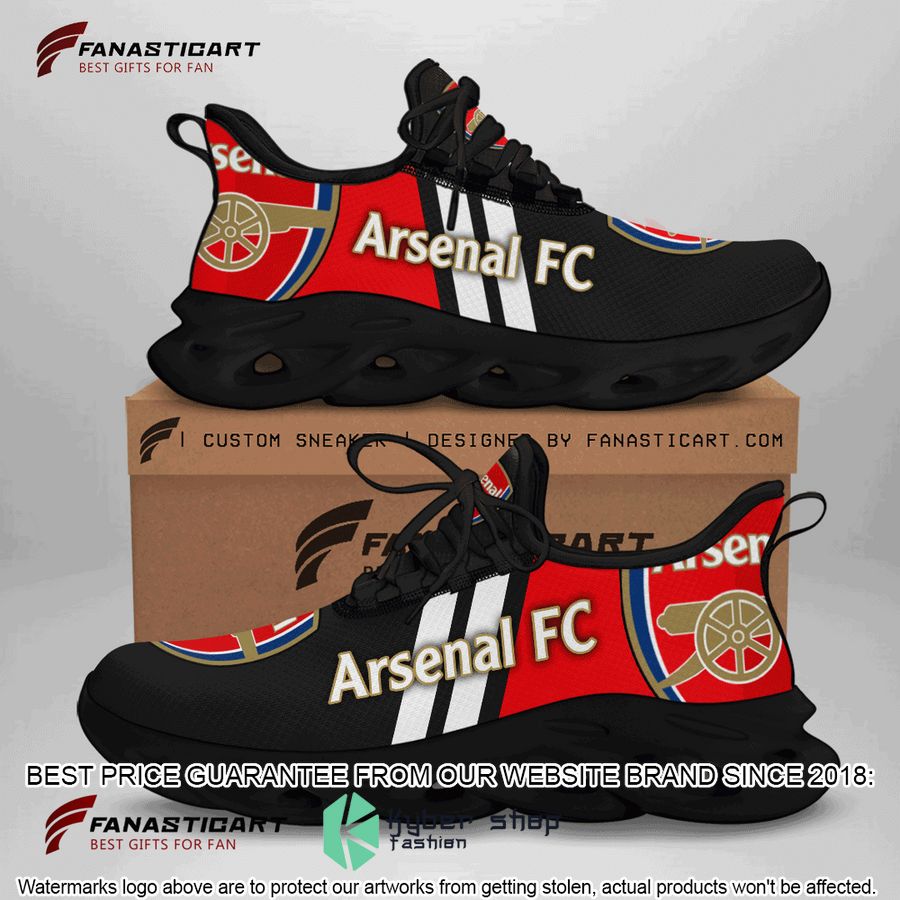 Arsenal logo black Max Soul Shoes