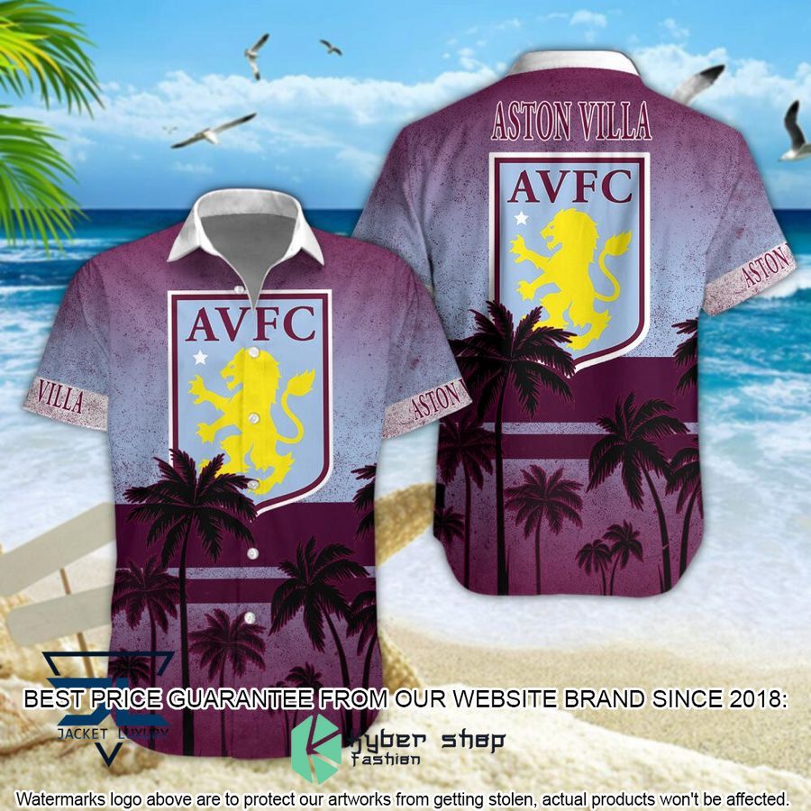 Aston Villa F.C Hawaiian Shirt, Shorts
