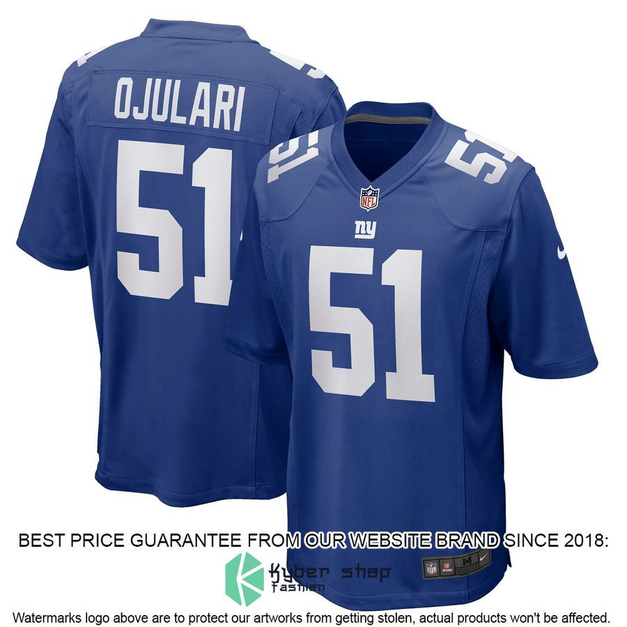 Azeez Ojulari New York Giants Royal Football Jersey
