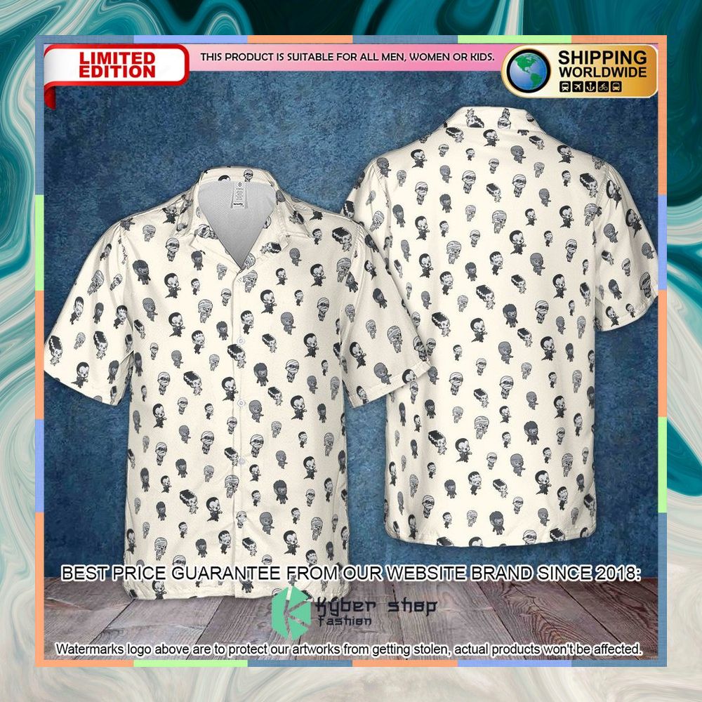 Baby Monsters Pattern Hawaiian Shirt 4 Baby Monsters Pattern Hawaiian Shirt word3