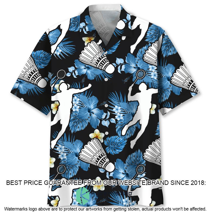 Badminton Hibiscus Hawaiian Shirt