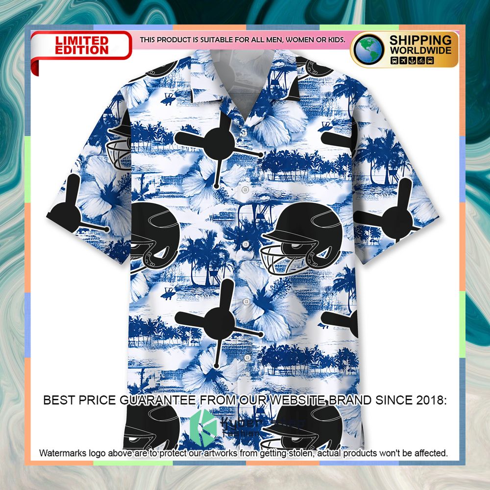 Baseball Blue Nature Hawaiian Shirt 3 Baseball Blue Nature Hawaiian Shirt word2