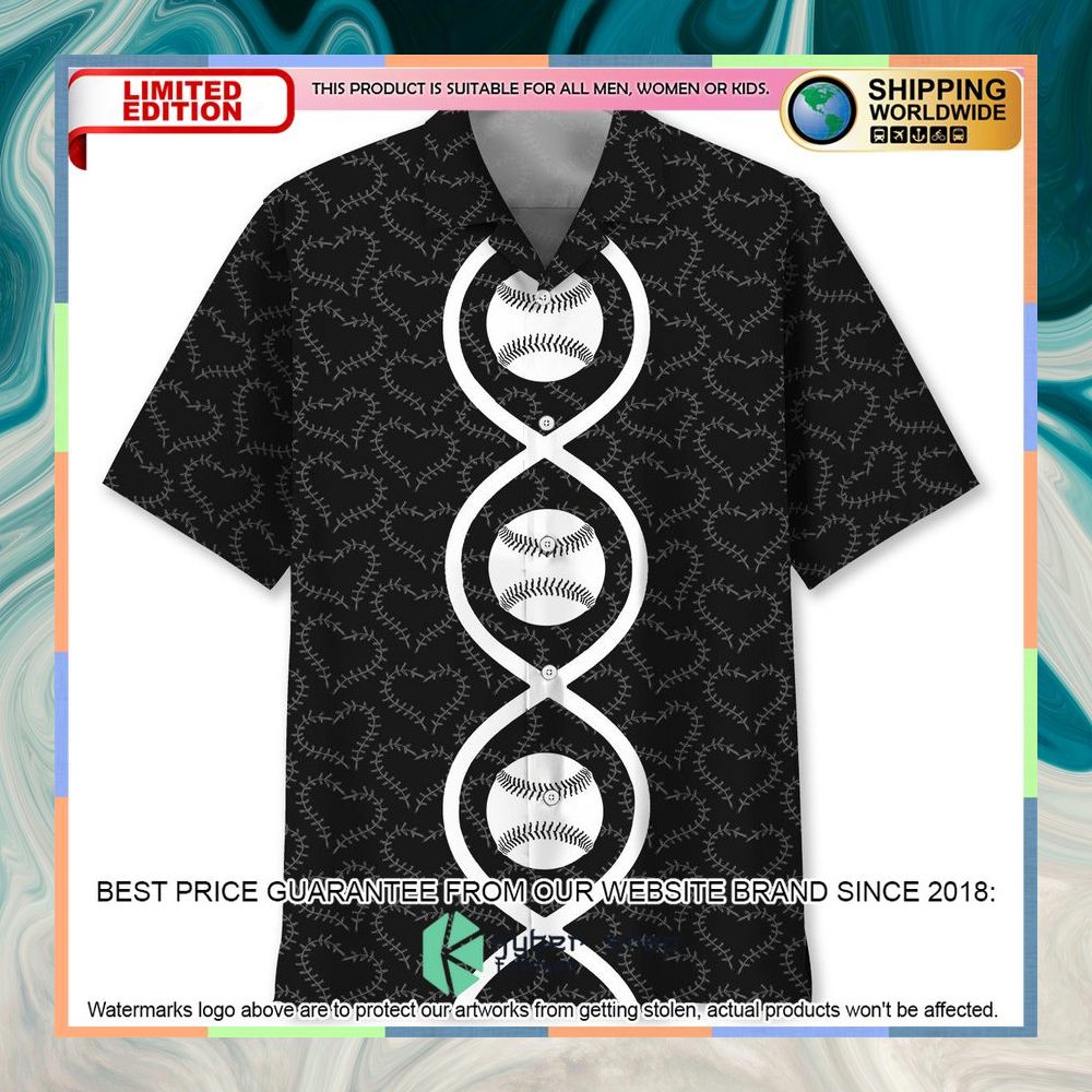 Baseball Dna Hawaiian Shirt 3 Baseball Dna Hawaiian Shirt word3