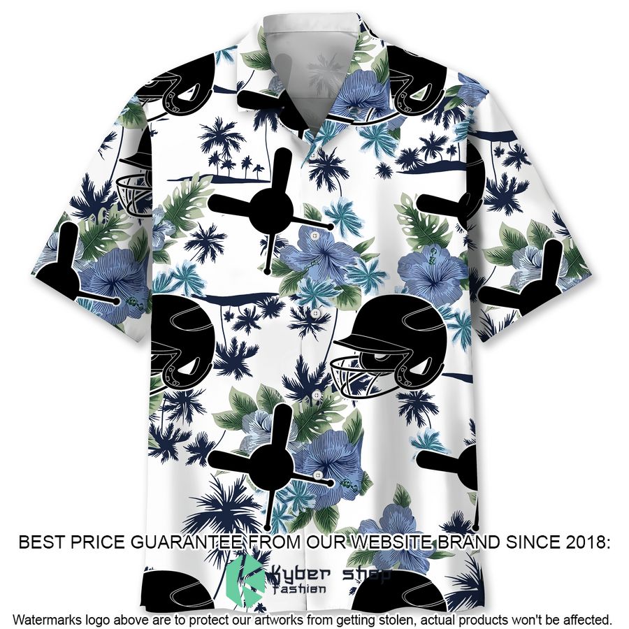 Baseball White Nature Hawaiian Shirt