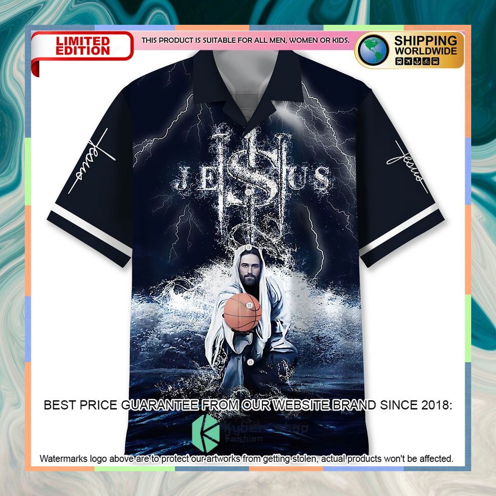 Basketball Jesus Hawaiian Shirt 3 Basketball Jesus Hawaiian Shirt word3