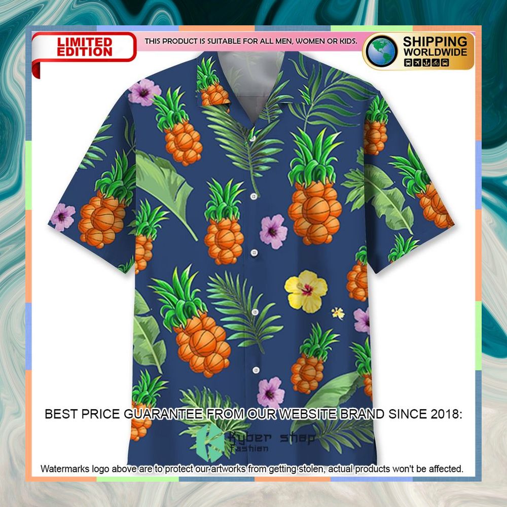 Basketball Pineapple Hawaiian Shirt 3 Basketball Pineapple Hawaiian Shirt word2