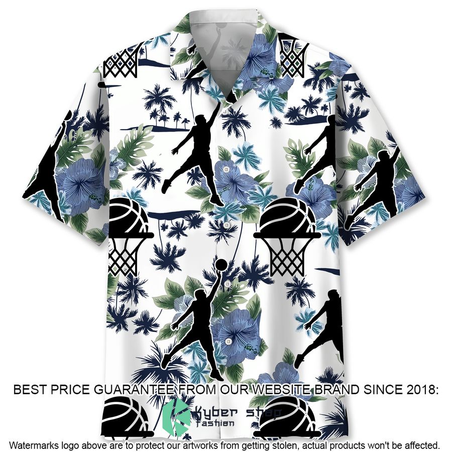 Basketball White Nature Hawaiian Shirt
