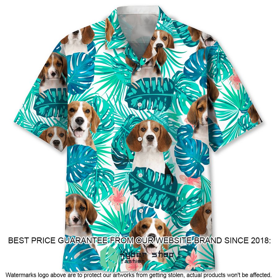 Beagle Tropical Hawaiian Shirt