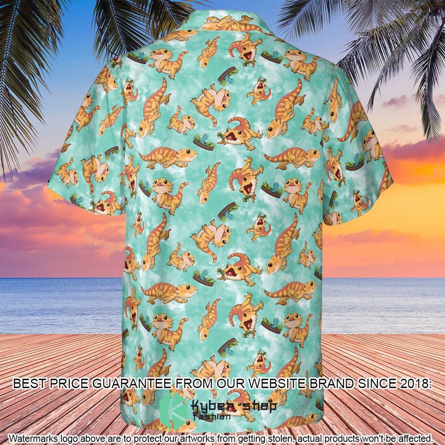 Bearded Dragon Pattern Hawaiian Shirt 3 Bearded Dragon Pattern Hawaiian Shirt word3