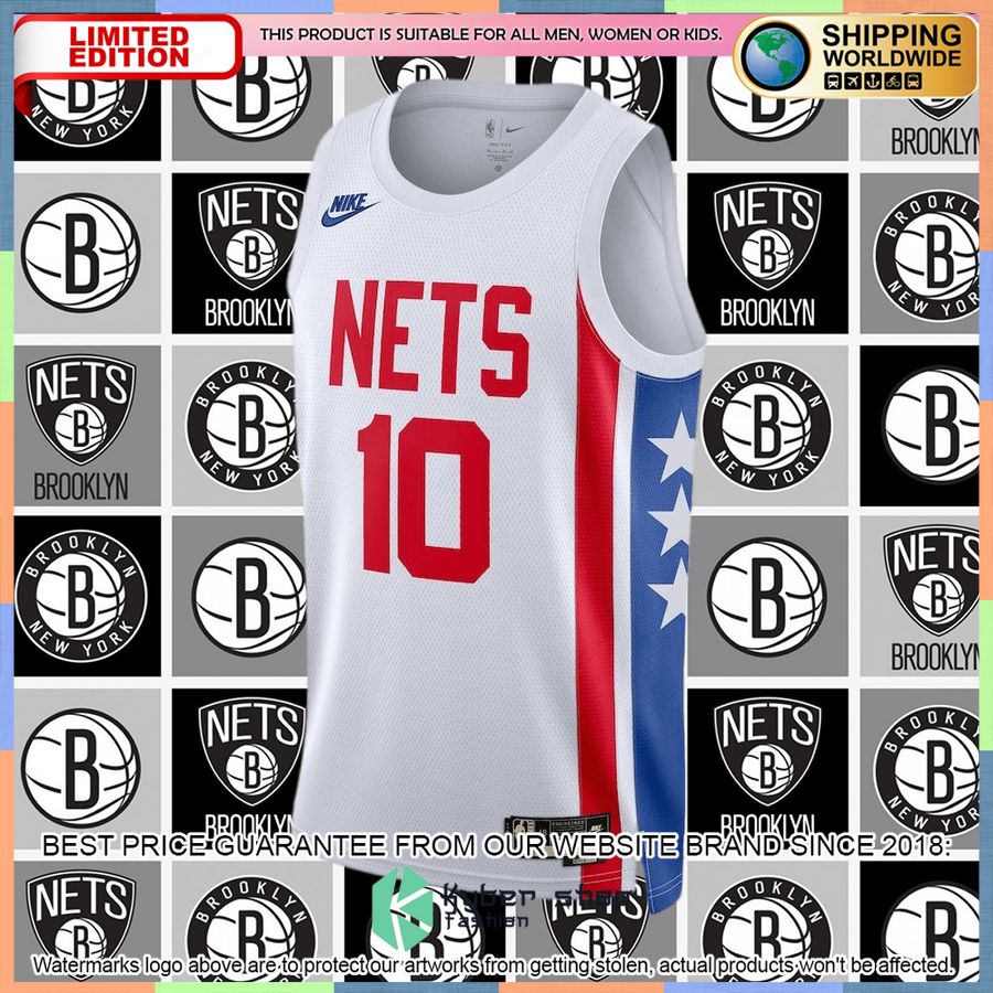 Ben Simmons 10 Brooklyn Nets Nike 2022-23 White Basketball Jersey 5 Ben Simmons 10 Brooklyn Nets Nike 2022-23 White Basketball Jersey word3