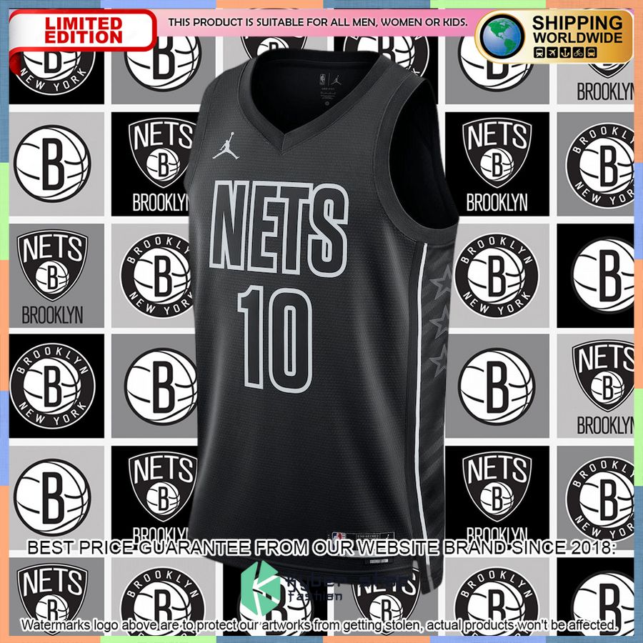 Ben Simmons Brooklyn Nets Jordan Brand 2022-23 Black Basketball Jersey 5 Ben Simmons Brooklyn Nets Jordan Brand 2022-23 Black Basketball Jersey word1