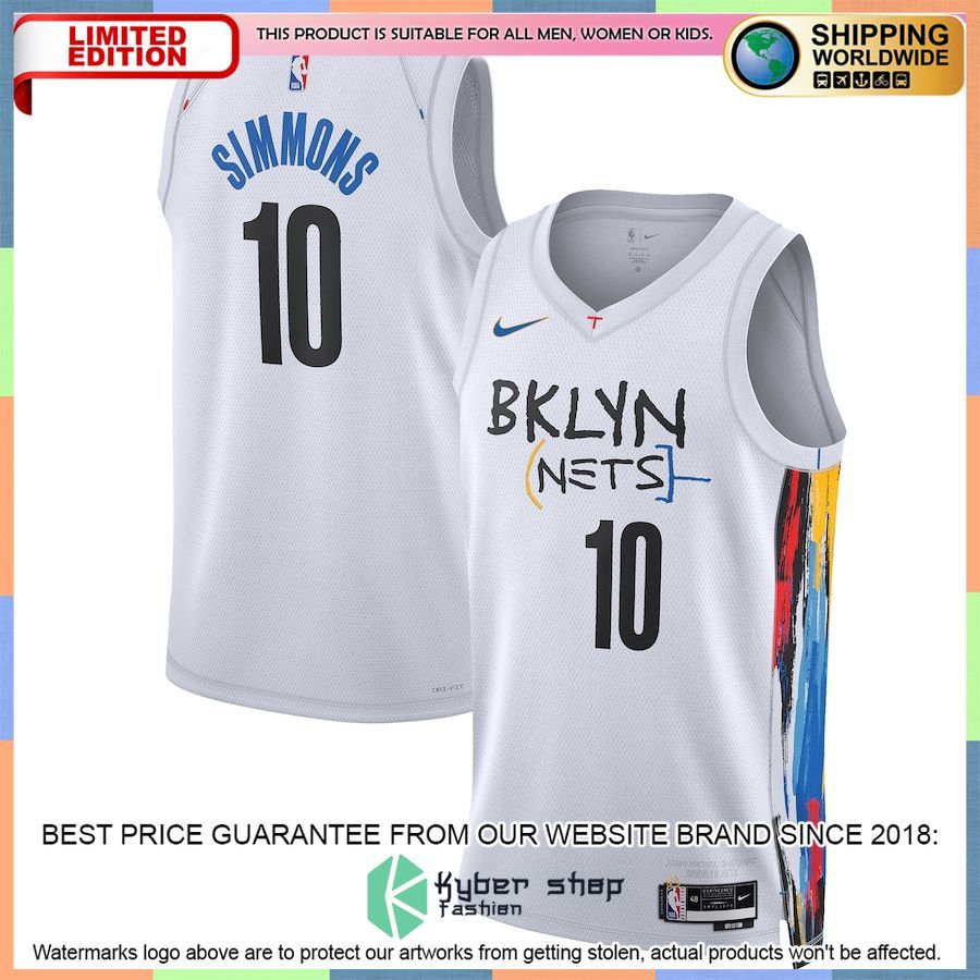 Ben Simmons Brooklyn Nets Nike 2022-23 White Basketball Jersey
