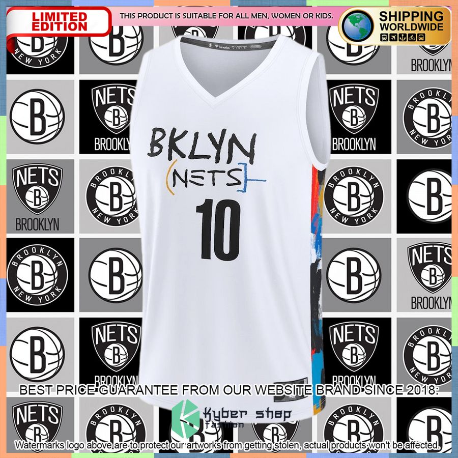 Ben Simmons Brooklyn Nets Youth 2022-23 White Basketball Jersey 5 Ben Simmons Brooklyn Nets Youth 2022-23 White Basketball Jersey word1