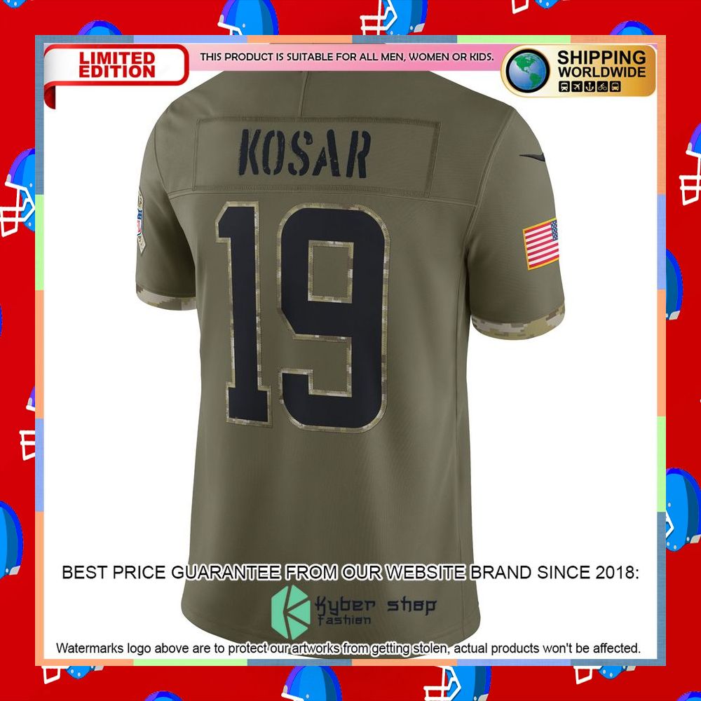 Bernie Kosar Cleveland Browns 2022 Salute To Service Retired Olive Football Jersey 7 Bernie Kosar Cleveland Browns 2022 Salute To Service Retired Olive Football Jersey word1