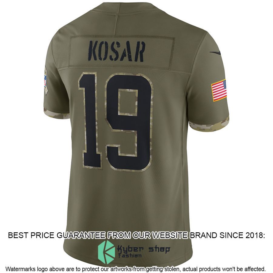 Bernie Kosar Cleveland Browns 2022 Salute To Service Retired Olive Football Jersey 3 Bernie Kosar Cleveland Browns 2022 Salute To Service Retired Olive Football Jersey word1