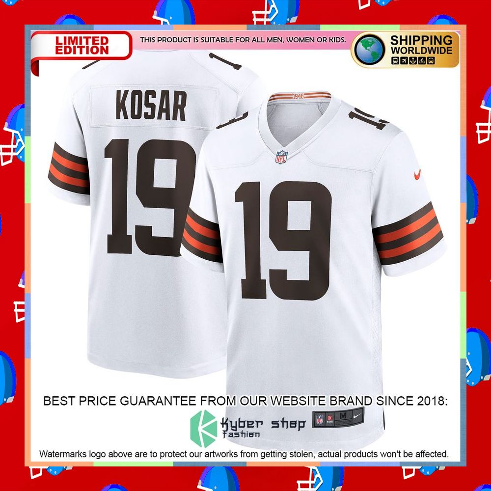Bernie Kosar Cleveland Browns Retired White Football Jersey 6 Bernie Kosar Cleveland Browns Retired White Football Jersey word3