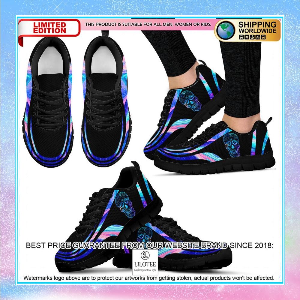 Blue Skull Sneakers 6 Blue Skull Sneakers word3