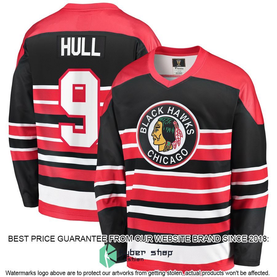 Bobby Hull Chicago Blackhawks Premier Retired Red Hockey Jersey