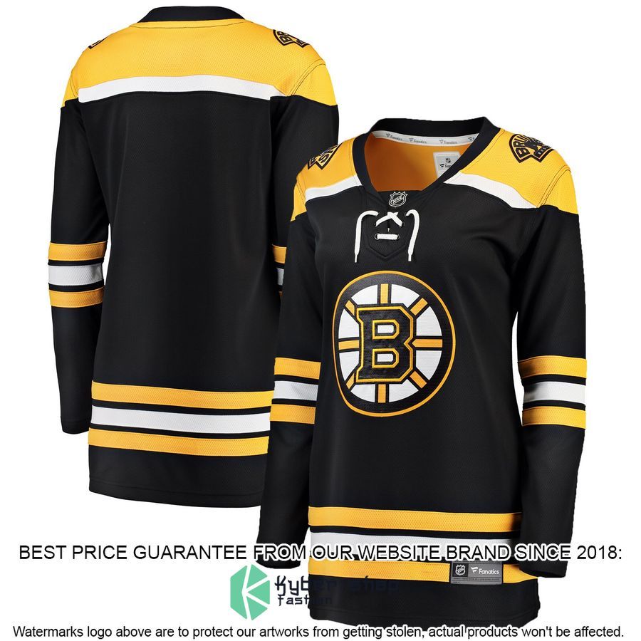 Boston Bruins Women's Home Black Hockey Jersey