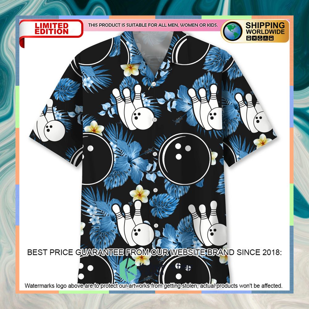 Bowling Nature Flowers Hawaiian Shirt 3 Bowling Nature Flowers Hawaiian Shirt word3