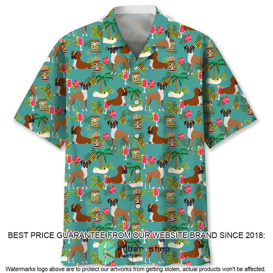 Boxer Beach Hawaiian Shirt